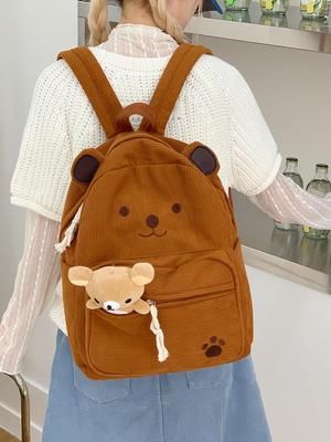 Japanese Cute Bear Backpack, Lightweight & Spacious Student Schoolbag, Versatile for 2025, Perfect As a Birthday Gift