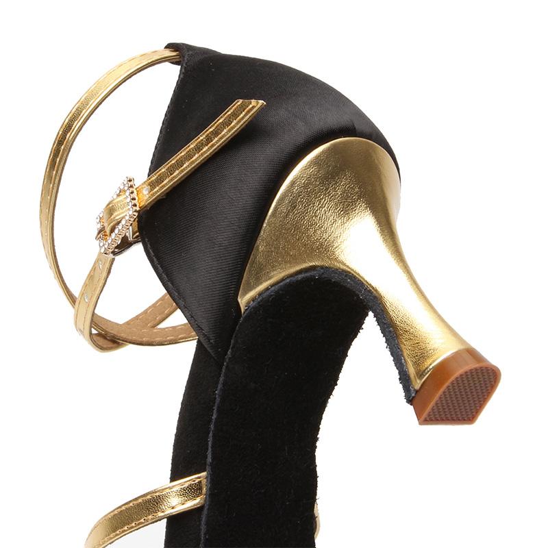 Pantofi Profesionali de Dans de Sală pentru Femei Pantofi de Dans Latin de Interior Salsa Toc Înalt 7CM