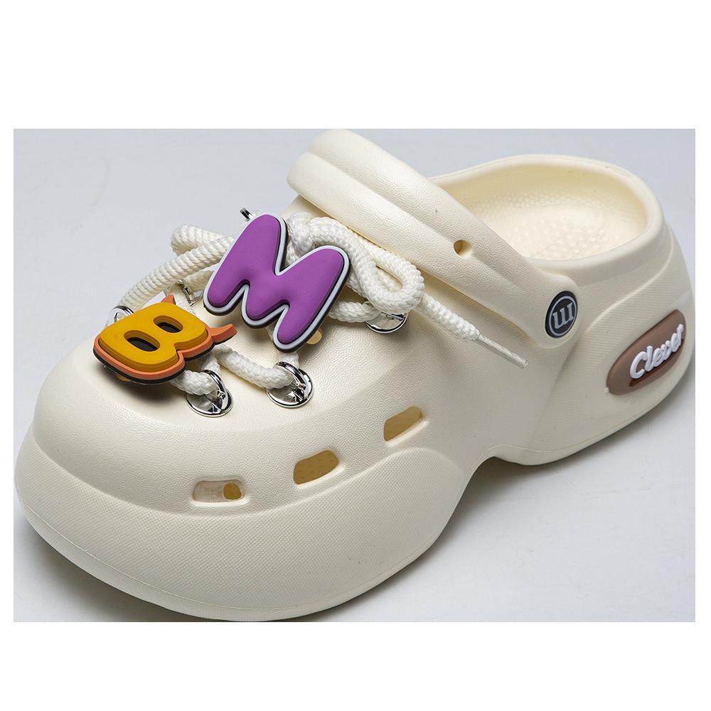 Hole shoes women s new summer non-slip thick-soled non-slip heightening nurse beach sandals 35-36