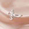 Stainless Steel Cat Claw Open Ring Cute Animal Footprints Adjustable Love Ring Women's Jewelry Birthday Gift Wholesale