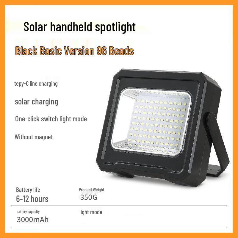 NuFeng Solar Rechargeable Emergency LED Floodlight