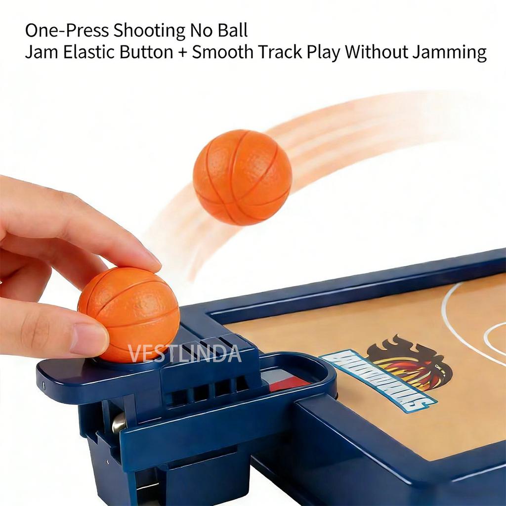 Mini Basketball Catapult Plaything Portable Desktop Fingertip Basketball Game Indoor Outdoor Multiplayer Interaction Fun Novelty toys