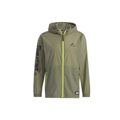 Outdoor Sports Casual Hooded Jacket Men Jackets Green HB8916