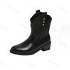 Fashion 2025 Autumn New Retro Designed Fashion Casual Short Boots for Women's Coarse Heel Pointed Head Fashion Comfortable Slip on Boots