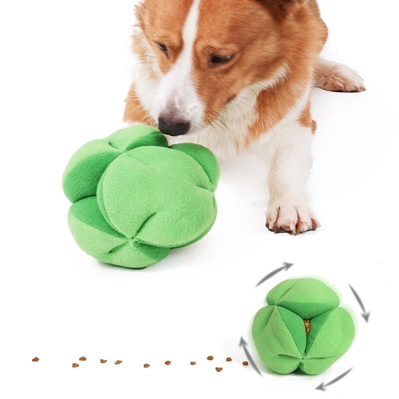 Kreativní plyšová hračka s pískátkem ve tvaru brokolice pro malé, střední i velké psy, mazlíčky, dárek, přetahování, zajímavé hračky pro mazlíčky