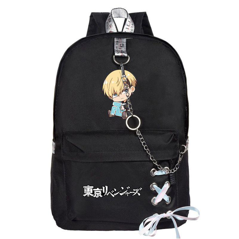 School Revengers Tokyo Bag Backpack Rucksack Boys Girls Shoulder Outdoor Travel
