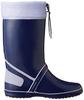Fukuyama Rubber Women's Mesh Color Boots, Fine Color DX-1, Navy, Size 24.5cm