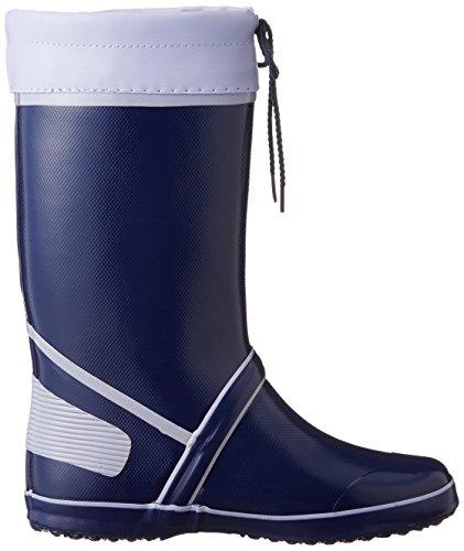 Fukuyama Rubber Women's Mesh Color Boots, Fine Color DX-1, Navy, Size 24.5cm