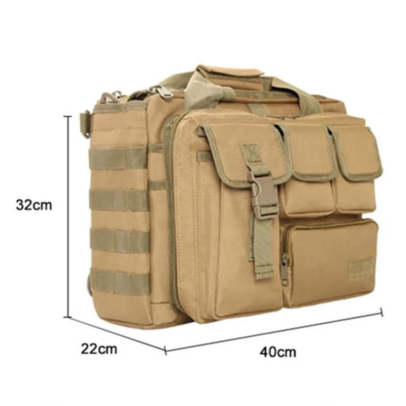 New Backpack Strategic Nylon Messenger Shoulder Bag Laptop Handbags Briefcase Outdoor Multifunction Wear-resistant Climbing Bag