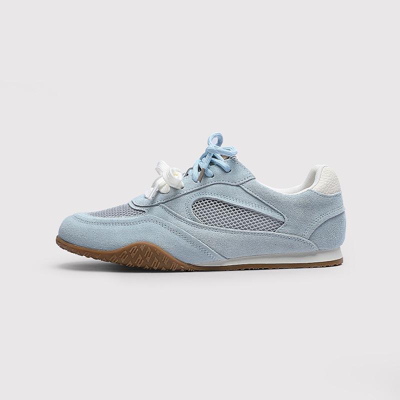 Thin German Training Shoes Women'S New Spring And Summer Mesh Flat White Shoes Casual Sports Women'S Shoes Forrest Gump Shoes 26