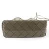 Excelente Bolsa de Ombro BOTTEGAVENETA Couro INTRECCIATO couro cáqui Feminina Usada