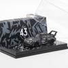 BSC Decode 1:64 RWB 993 964 Full Carbon Matte Black Simulation Alloy Car Model Collection