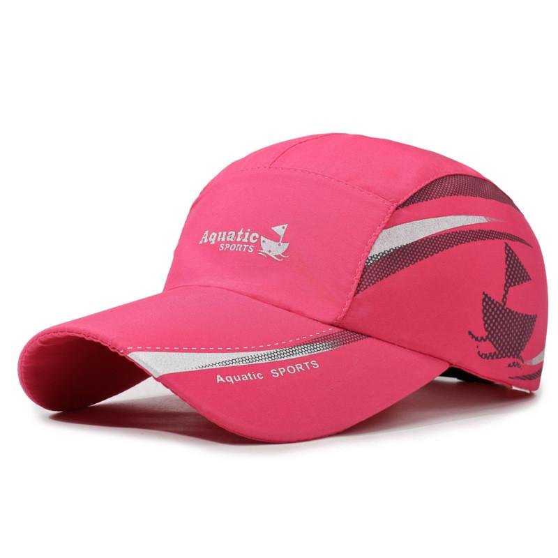 Summer Cap Baseball With Letter Printing And Mesh Breathable Design For Daily