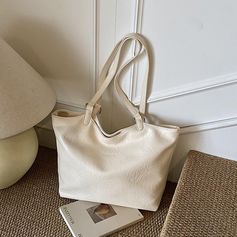 

Вместительная сумка-тоут женская новая высококлассная модная простая сумка на плечо ретро сумка для поездок