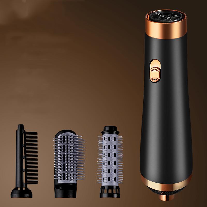 Cepillo secador de pelo 3 en 1, cepillo de aire, peine estilizador, secador de pelo eléctrico de un paso, secador de pelo que sopla, varilla rizadora automática