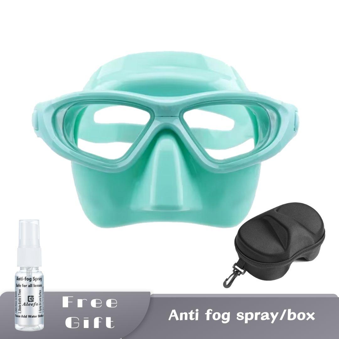 

Очки для плавания, очки, жидкий силикон, маска для сноркелинга с носовым спреем, маска для свободного дайвинга, линзы из поликарбоната