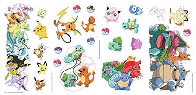 RoomMates RMK4150SCS Pokémon Favorite Characters Peel and Stick Wall Decal