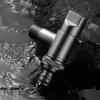 Metal Washing Machine Faucet Valve One Into One Out Dual Control Shut Off Valves