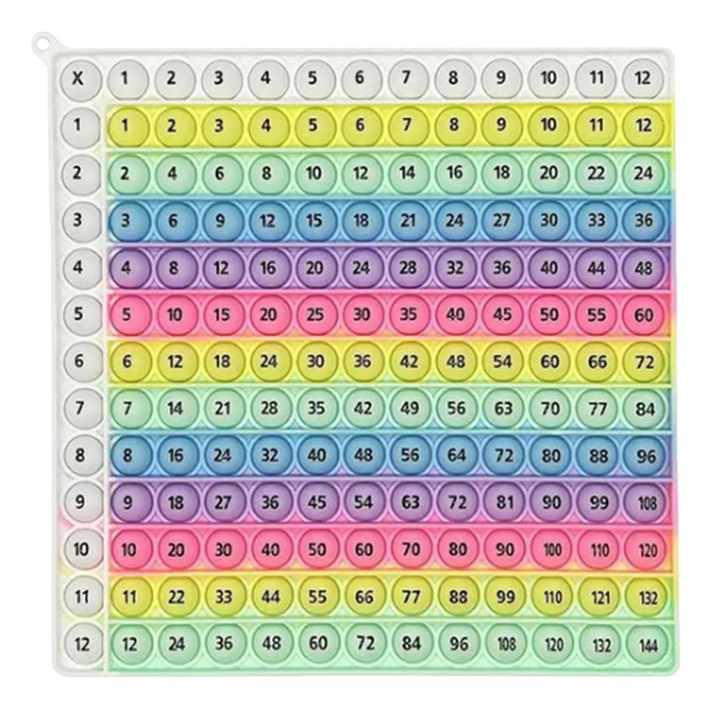 Educational Math Multiplication Games Press Chart Games Kids Math Formula Learning Toys For Students Toddler Kids Boys Girls