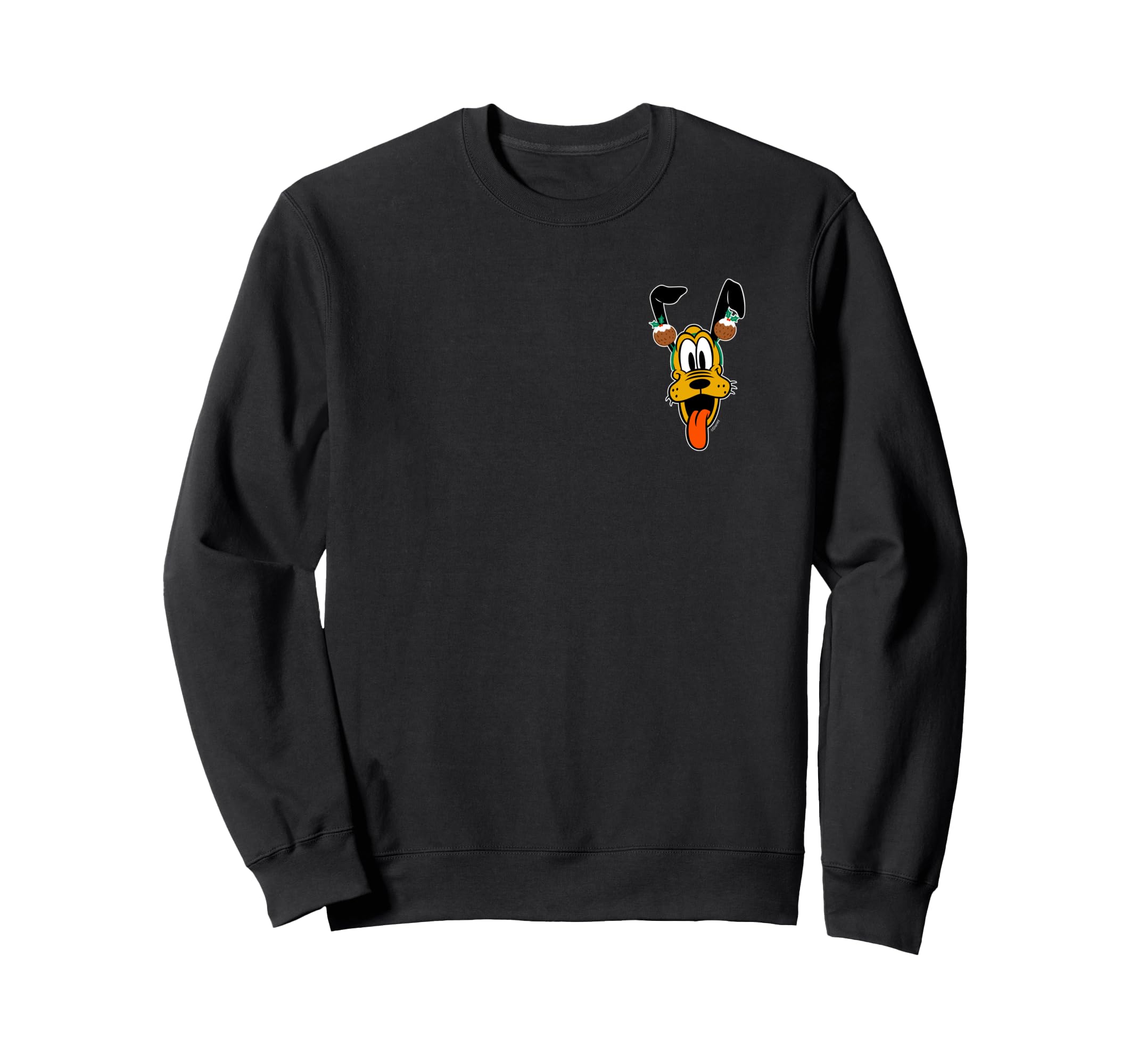

Disney Pluto Christmas Pudding Holiday Headband Corner Art Sweatshirt чёрный