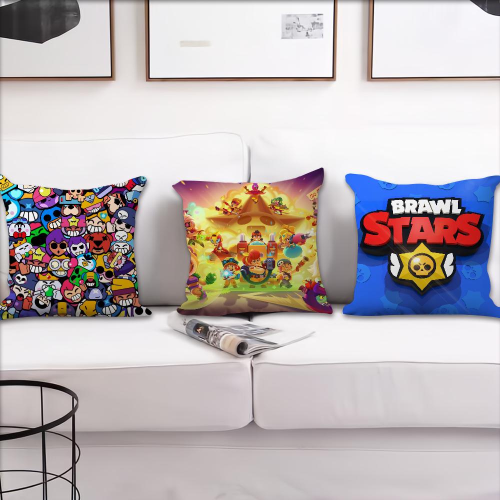 Game B-BrawlES S-StarEs B Pillow Case Home Sofa Living Room Office Shop Cover Printing Comfort Decoration Nordic Simplicity