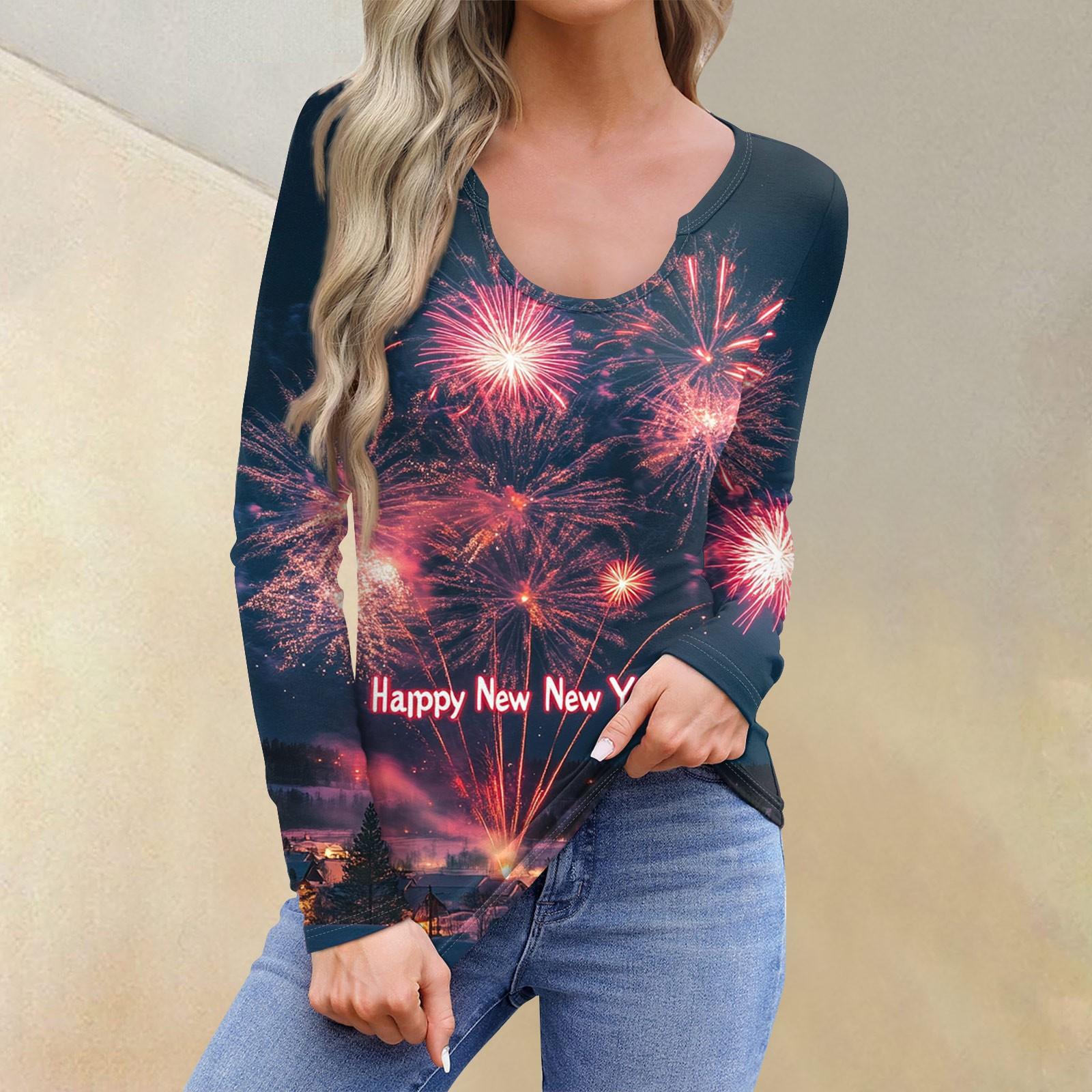 

Женская повседневная модная удобная рубашка с длинным рукавом и U-образным вырезом, повседневная свободная футболка, топы XL