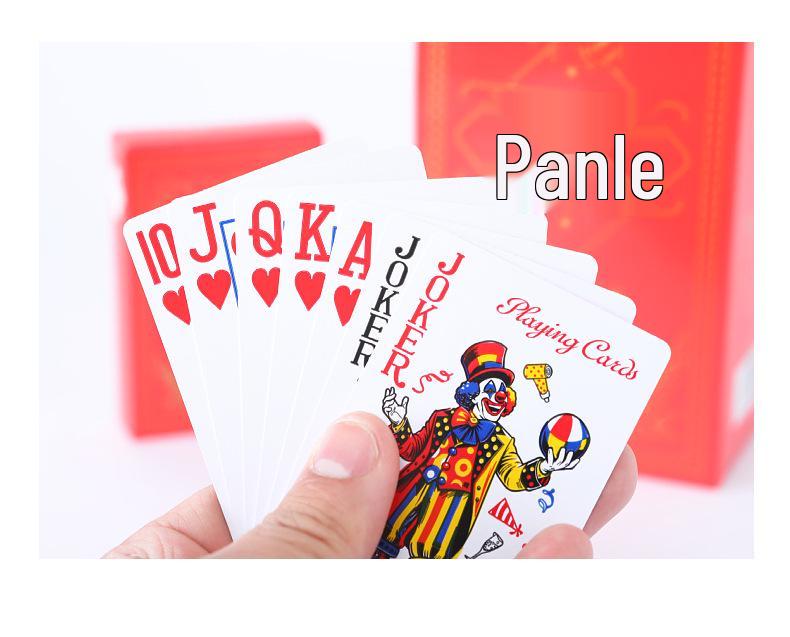 Xiangle 302 Festive Red Playing Cards - New Year Entertainment & Team-Building Poker Game.