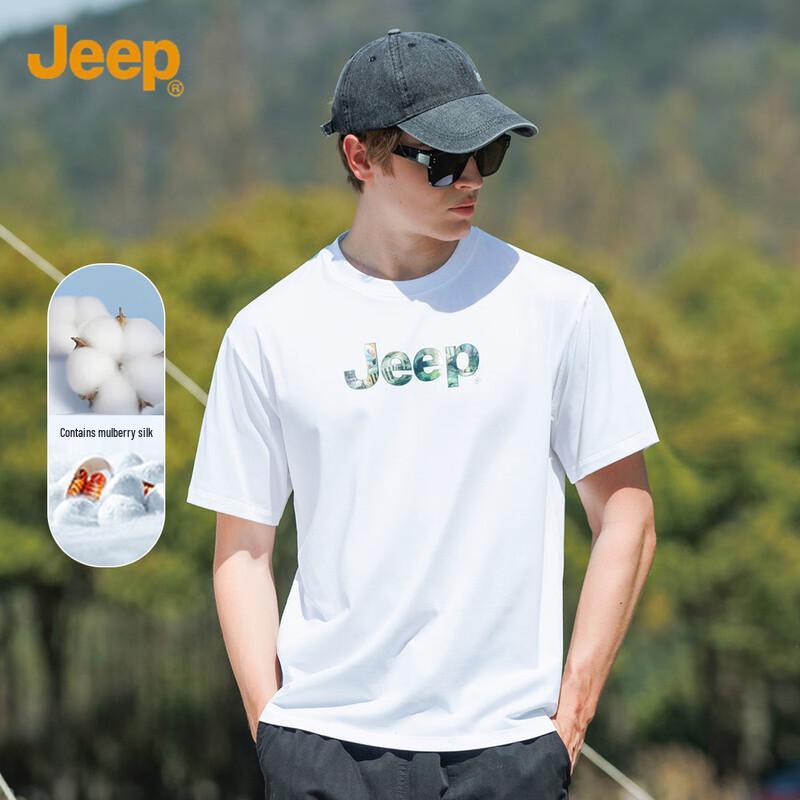 

JEEP Men s Silk Blend Short Sleeve T-Shirt XL