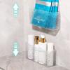 No Drill Makeup Organizer Wall Mount Versatile Storage Box Shower Storage Rack Holder  for Bathroom