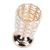 Tea Light Candlestick Holder Shimmering Rhinestone Gold Metal Candle Holder for Dining Table Centerpiece Wedding Candle
