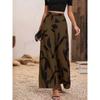 Women's Street Trousers New Spring Summer Fashion Printed High Waist Straight Casual Wide Leg Pants Loose Harem Pants