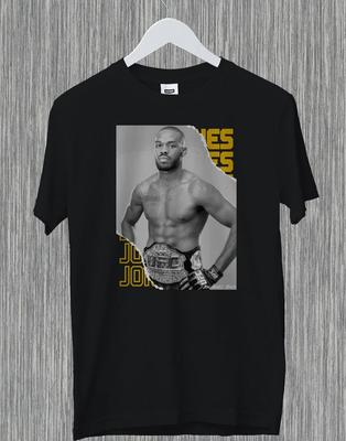 Jon Bones Jones American MMA Champ Fighter Legend Paper Torn Funny Gift T-Shirt