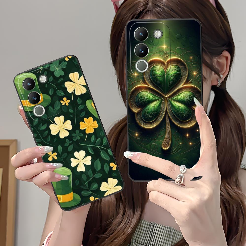 Saint Patrick's Day Mobile Phone Case for VIVO Y77 76 75 74 73 72 58 56 55 51 50 38 36 Y19 Y18 Y03 Y01 5G Printing Cover
