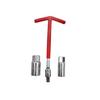 3-Piece T-Handle Spark Plug & Tire Socket Wrench Set (3/8")