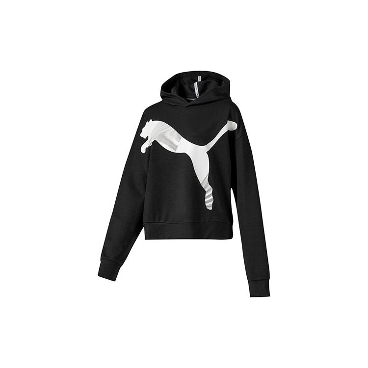 (WMNS) PUMA Athletic Hoodie Black Women s 581034-01 S