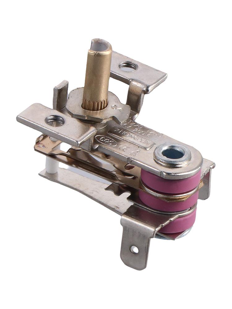 

Adjustable 90 Celsius Temperature Switch Bimetallic Heating Thermostat KDT-200 AC250V/16A for Electric iron Oven