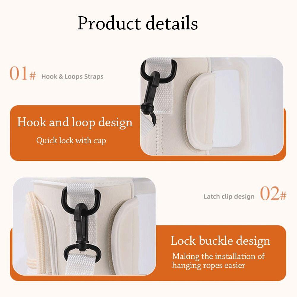 With Shoulder Strap Water Bottle Carrier Bag Water Cup Accessories for 40oz Tyeso Bottle Camping