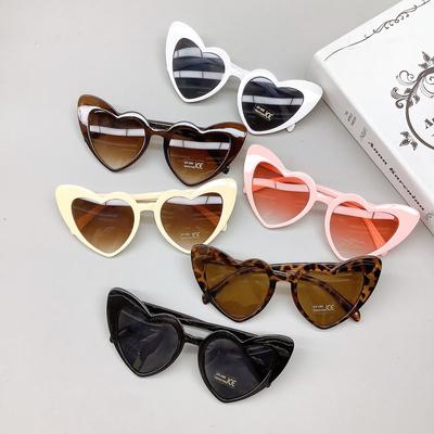 Fashion Love Adult Sunglasses Cute Peach Heart Sunglasses Trend Uv-Proof Glasses For Men And Women