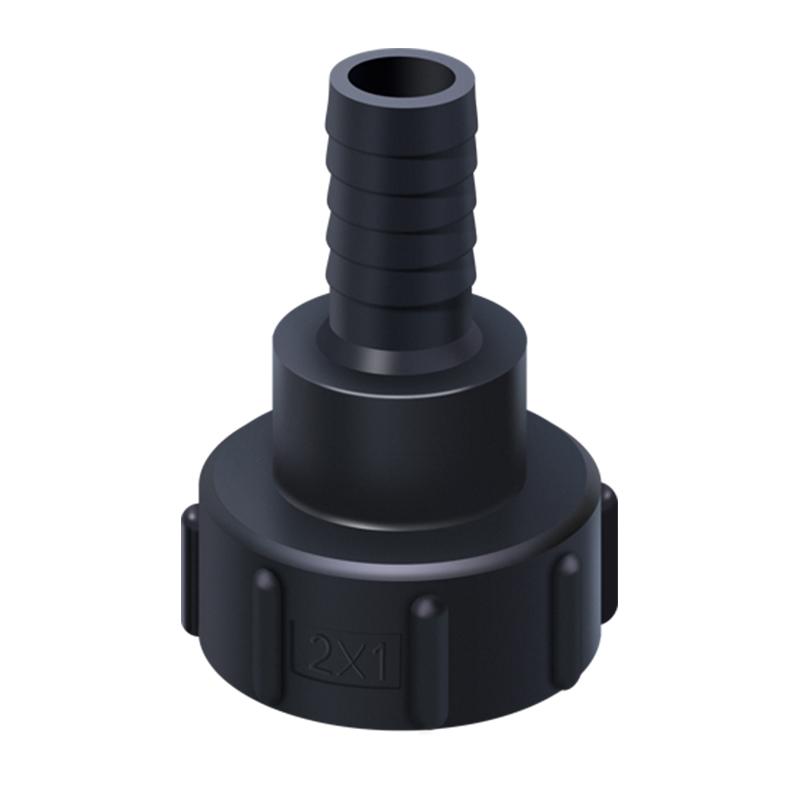 IBC Tank Adapter Inlet 60mm Coarse thread to 1/2" 3/4" 1" 2 inch Hose black Pipe Connector Garden Lawn Tap Accessories