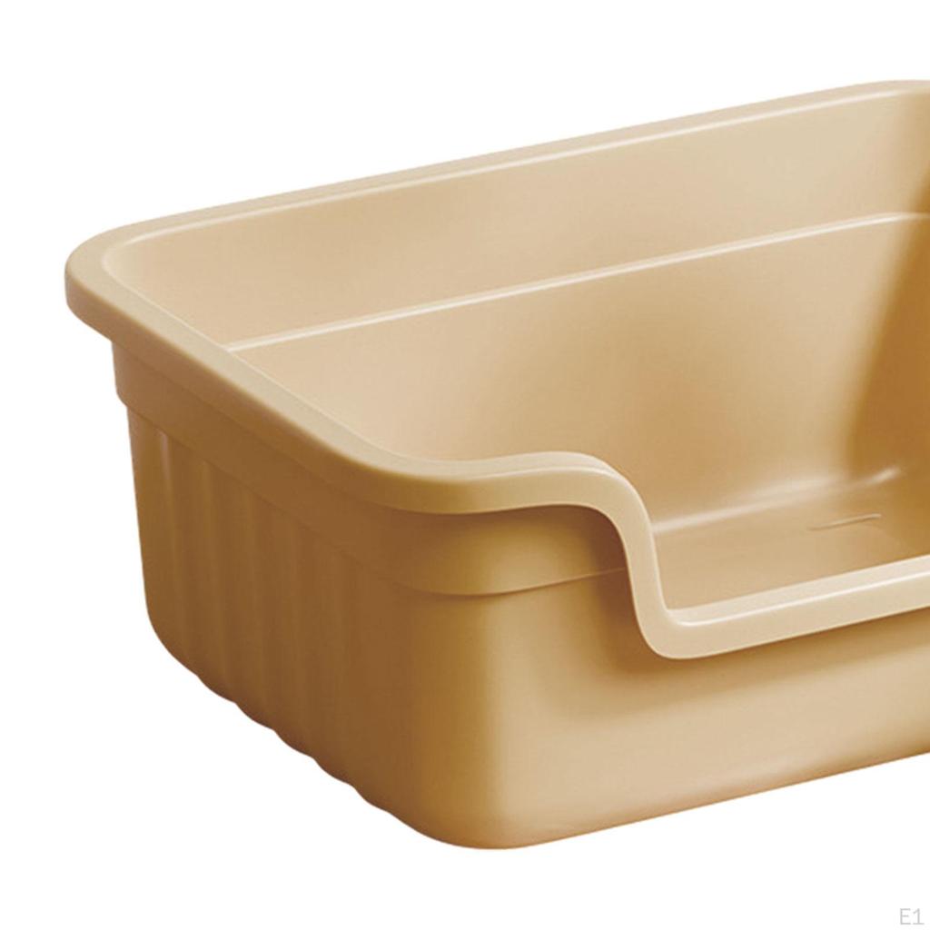 Cat Litter Box, Toilet Sand U Shape Lowered Front Bedpan, Easy To Clean for Small and Large