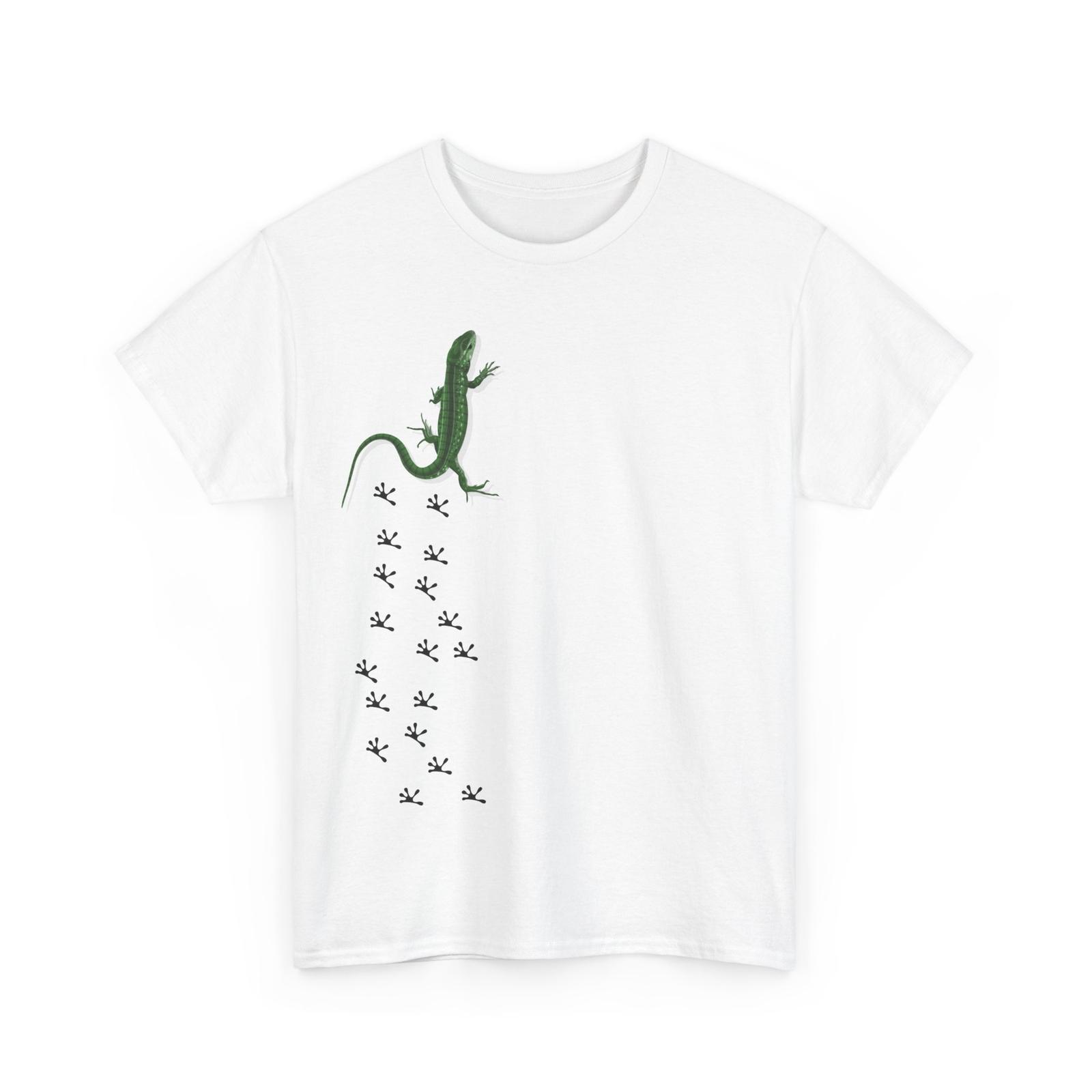Lizard FootprinT Shirt Mens Womens Tees Top, Gecko Reptiles Lizard Lovers Women Men Cute Shirt S