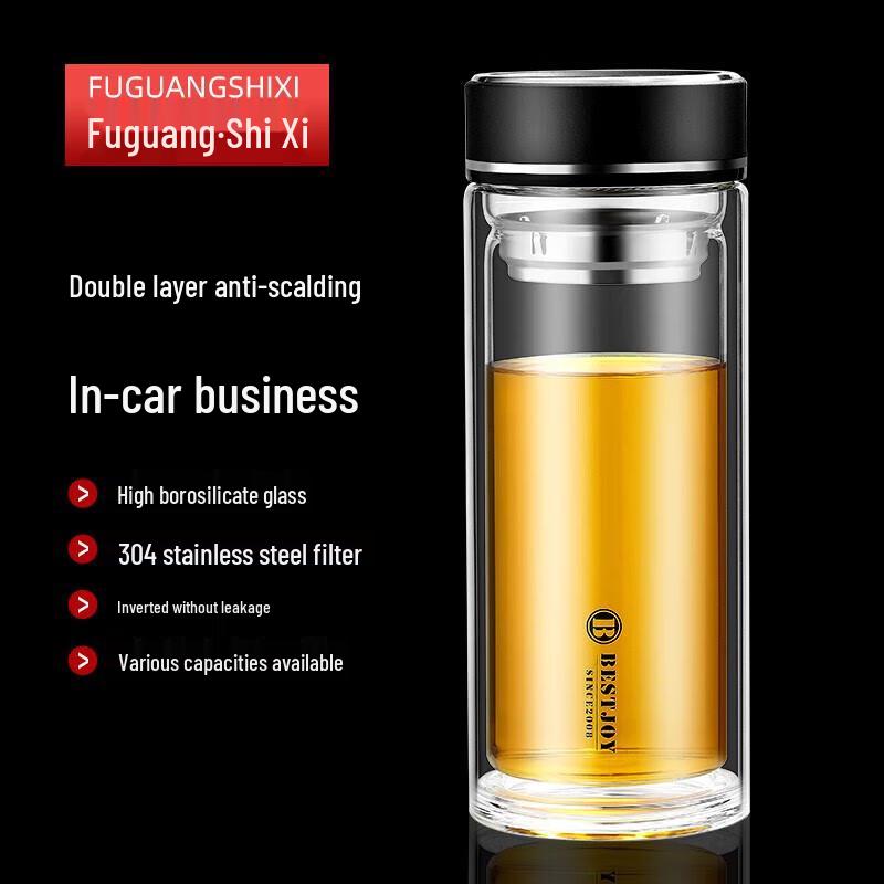 

Fuguang Zhenpin Double-Layer Glass Cup