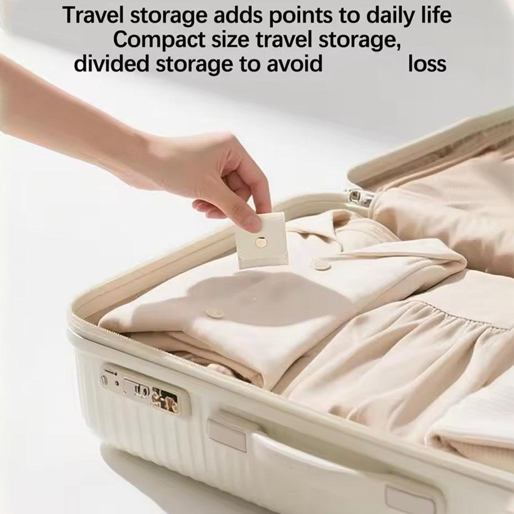 Portable Mini Jewelry Bag Earrings Jewelry Necklace Storage Bag Travel Storage Bag Storage Packaging Box Divided Accessories Bag