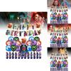 Vibrant Descendants Themed Birthday Party Decoration Banner Balloon Set For Kids
