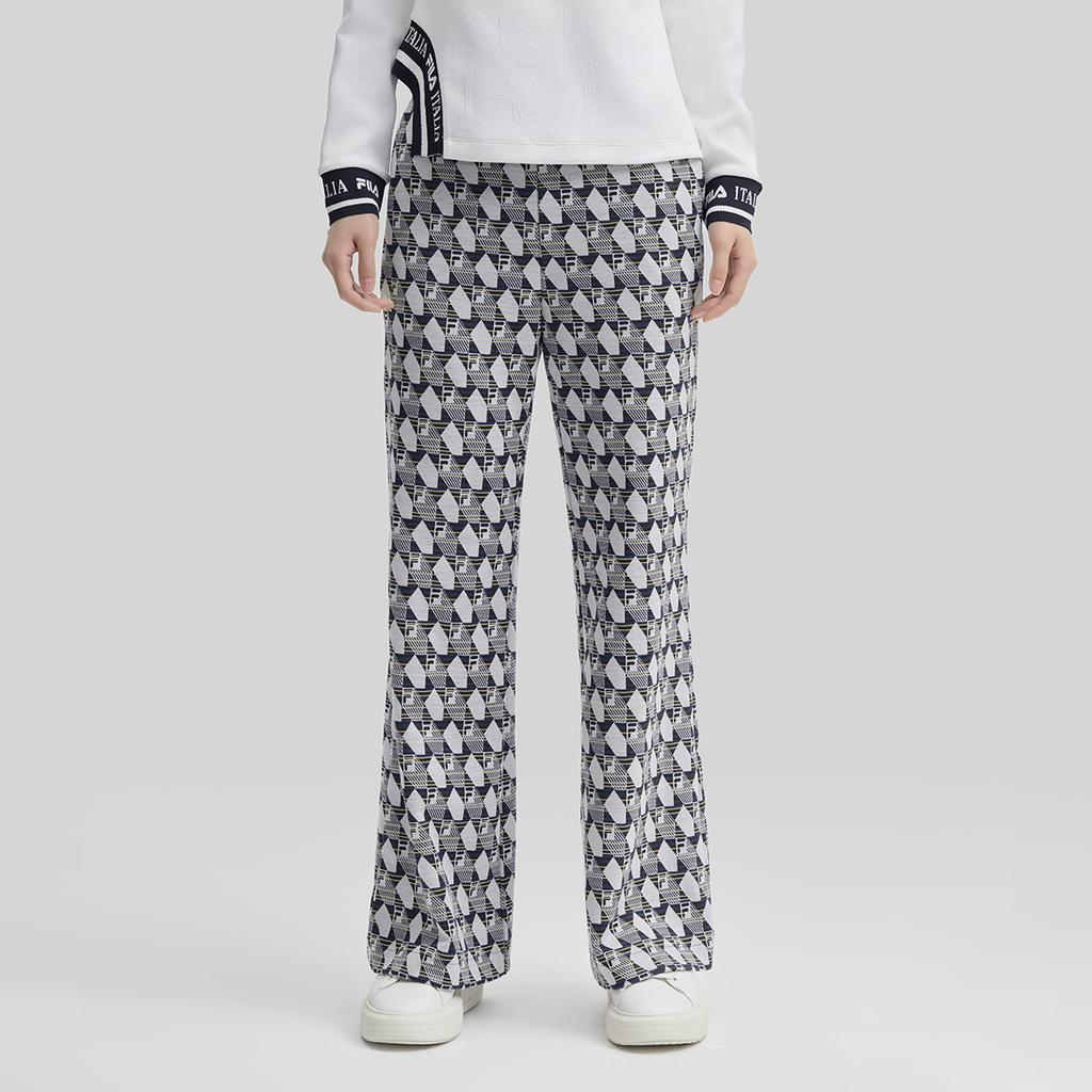 New FILA Casual Pants Women's All Over Print F11W444601FZA