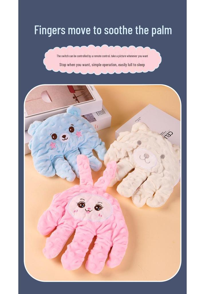 Baby Sleep Soothing Pillow: Automatic Patting Lullaby Doll for Colic Relief and Anti-Startle Reflex.