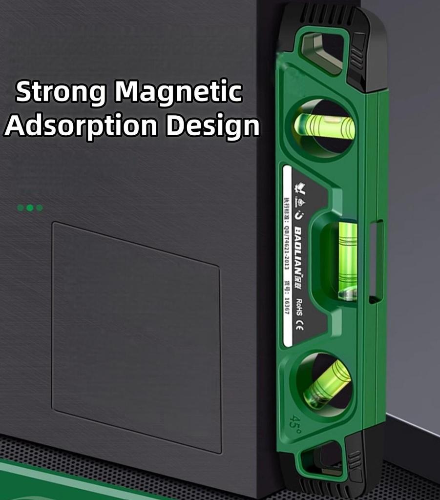 Portable Magnetic Torpedo Level  Woodworking Measuring Spirit Level