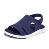 Summer fish head casual Velcro flying sandals low heels women's shoes origin color -3 large size