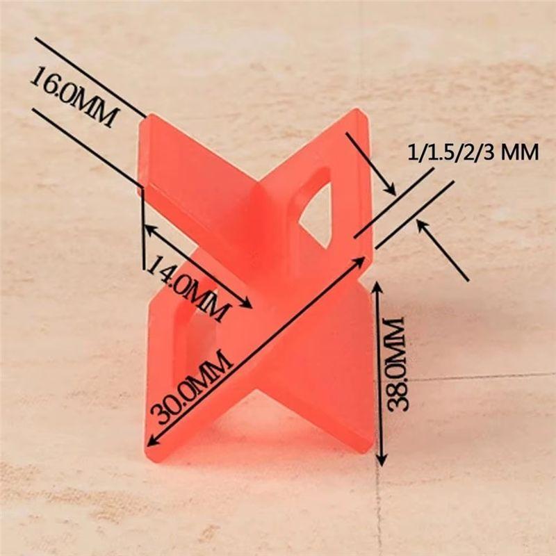 A20F-Livellatore per Pavimenti Sostituibile Clip Distanziatrice per Piastrelle Sistema di Livellamento Clip per Spazio del Pavimento Riutilizzabile Cuneo Strumento per Piastrelle 100 Pezzi