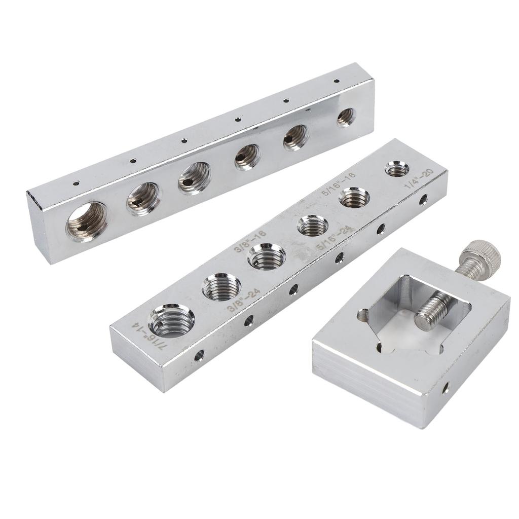 Safety Wire Drill Guide Set Carbon Steel High Hardness Metric Bolt Drill Jig Tool Safety Drill